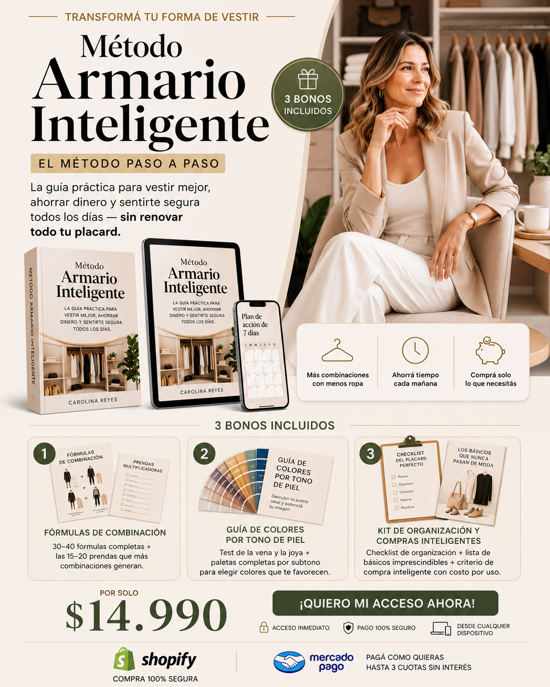 Método Armario Inteligente | Creá Más Looks sin Comprar Más Ropa
